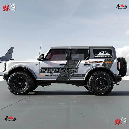 Custom Fashionable Full-Body Modification Vinyl Decal Kit for Ford Bronco | KK Sport Wrap - 200000182:29#L R-  DRIVEN - 2