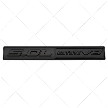 3D Metal 5.0 COYOTE V8 Trunk & Fender Emblem | Ford Mustang Badge Accessory - 200000182:350852#Full Black-200000182:691#Black Red-200000182:10#Red Black-200000182:193#Silver Red-200000182:29#Silver Black-  DRIVEN - 7