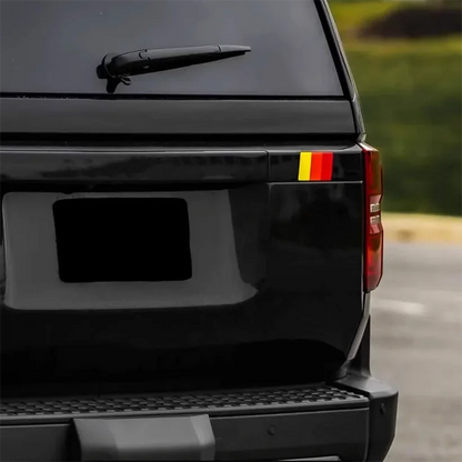 Tricolor Hood, Bumper Vent & Rear Decal Kit for Land Cruiser 250 / Prado LC250 | Precut Vinyl - <none>-  DRIVEN - 5