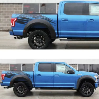 Matte Black Body & Trunk Stripe Decal for Ford F-150 Raptor (2015–2019) | Sport Vinyl Graphics - <none>-  DRIVEN - 4