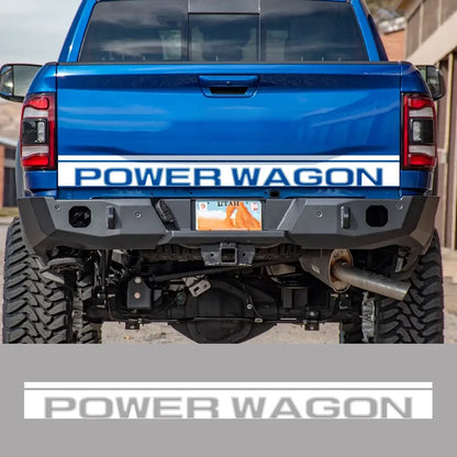 Power Wagon Tailgate Custom Letter Decal for Dodge RAM 1500 / 2500 Rebel | 12-Color Vinyl Sticker - 200000182:200004890#Matt Black-200000182:771#Carbon Fiber-200000182:350853#Matt Sliver-200000182:200006152#Colorful Laser-200000182:173#Glossy Blue-  DRIVEN - 2