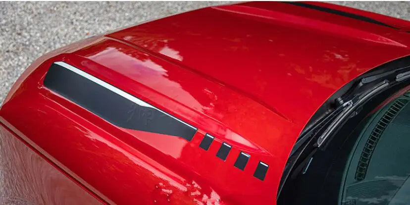 Hood Scoop Racing Stripe Decal for Ford Bronco Sport (2021+) | Vinyl Bonnet Body Graphic - 200000182:350852#Matte Black side-200000182:366#Silver Gray hood-200000182:29#Matte Black hood-200000182:10#Silver Gray side-200000182:691#Silver Gray all-  DRIVEN - 9