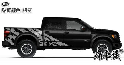 Full-Body Appearance Decoration Vinyl Kit for Ford F-150 Raptor | Custom KK Pickup Wrap - 200000182:29#A2-200000182:193#A1-200000182:366#C1-200000182:350852#C-200000182:10#B-  DRIVEN - 6