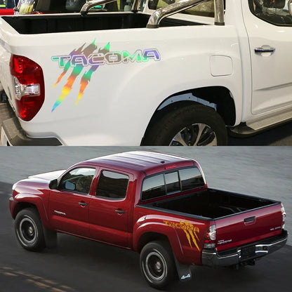 Claw Style Bed Side Decal for Toyota Tacoma TRD / SR5 | Pickup Truck Vinyl Body Graphic - 200000182:193#Glossy Black;5:361385#50x27.8cm-200000182:193#Glossy Black;5:200000990#40x22cm-200000182:200211869#Colorful Laser;5:361385#50x27.8cm-200000182:200211869#Colorful Laser;5:200000990#40x22cm-200000182:350853#Matt Gold;5:100014064#90x50cm-  DRIVEN - 4