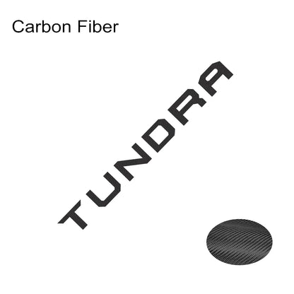 Tailgate Insert & Indent Letter Decal for Toyota Tundra (2014–2019) | Vinyl Pickup Sticker - 200000182:350850#Carbon Fiber-200000182:350852#Glossy Orange-200000182:366#Glossy Yellow-200000182:175#Glossy Blue-200000182:173#Matt Gold-  DRIVEN - 15