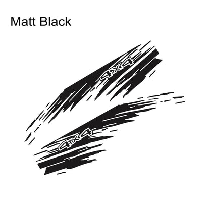 Mudslinger Style Bed Side Decal | Universal Pickup Sticker for F-150, Hilux, RAM, D-Max & More - 200000182:496#Matt Silver-200000182:366#Matt Black-200000182:193#Glossy Blue-200000182:175#Glossy Yellow-200000182:173#Glossy Orange-  DRIVEN - 15