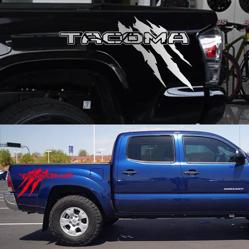 Claw Style Bed Side Decal for Toyota Tacoma TRD / SR5 | Pickup Truck Vinyl Body Graphic - 200000182:193#Glossy Black;5:361385#50x27.8cm-200000182:193#Glossy Black;5:200000990#40x22cm-200000182:200211869#Colorful Laser;5:361385#50x27.8cm-200000182:200211869#Colorful Laser;5:200000990#40x22cm-200000182:350853#Matt Gold;5:100014064#90x50cm-  DRIVEN - 3