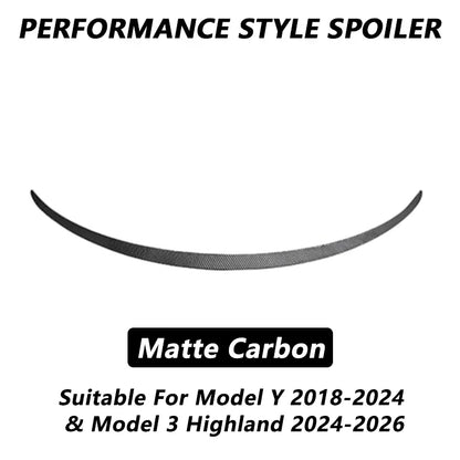Performance-Style ABS Rear Trunk Spoiler for Tesla Model 3 / Model 3 Highland / Model Y (2018–2026) - 14:200004890#Model3-GC;200007763:201336106-14:200002130#Model3-MB;200007763:201336106-14:200572156#Model3-GB;200007763:201336106-14:173#MY M3 HIGHLAND-MC;200007763:201336106-14:350853#MY M3 HIGHLAND-GC;200007763:201336106-  DRIVEN - 11