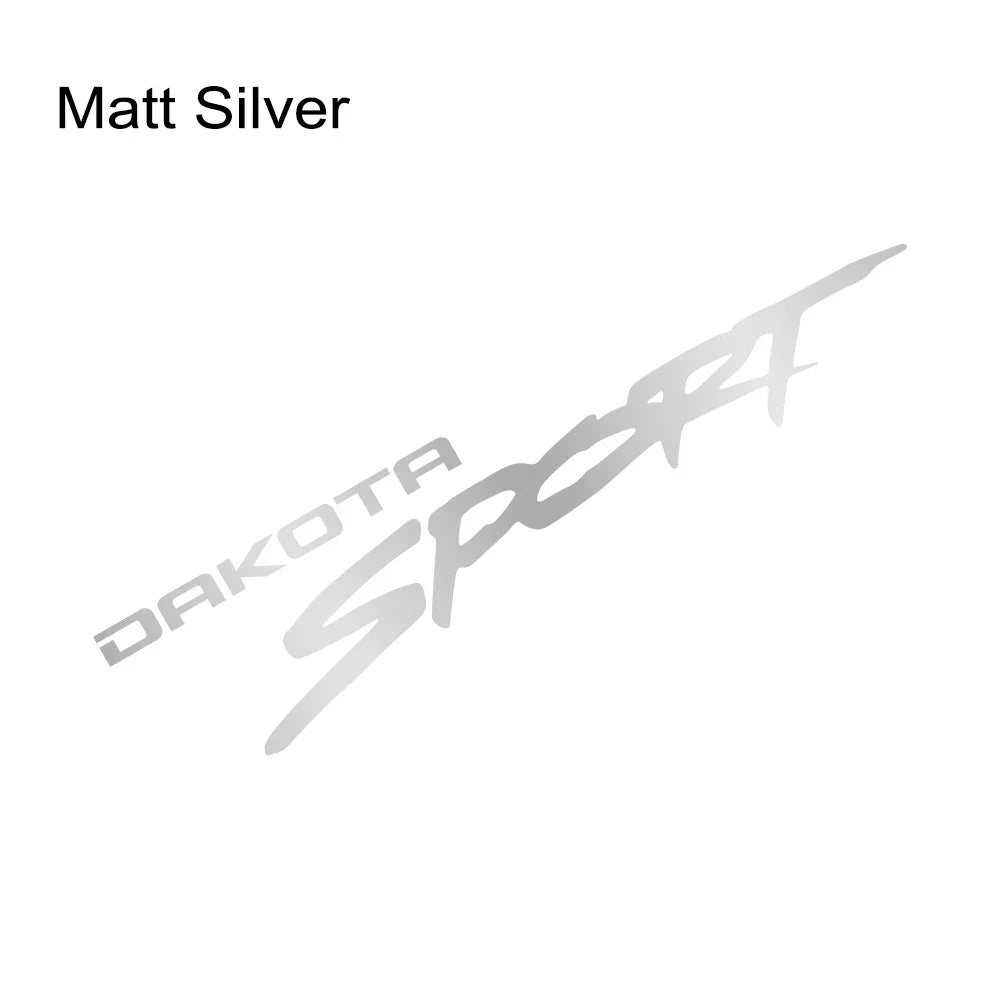 Sport Side Graphic Decal for Dodge Dakota SLT / SXT / 5.9 / R/T | Vinyl Logo Style Truck Sticker - 200000182:173#Matt Gold;355:203282823#1 Piece-200000182:173#Matt Gold;355:203282824#2 Pieces-200000182:496#Matt Silver;355:203282823#1 Piece-200000182:496#Matt Silver;355:203282824#2 Pieces-200000182:175#Glossy Blue;355:203282823#1 Piece-  DRIVEN - 11