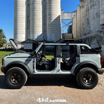 Modified Off-Road Sport Vinyl Decal Kit for Ford Bronco (2022) | KK Custom Body Wrap - 200000182:691#C-200000182:10#D-200000182:193#A-200000182:29#B-  DRIVEN - 3