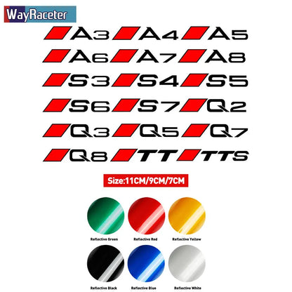 Audi Brake Caliper Decal Set – High-Temp Reflective Vinyl | A3 A4 A5 A6 A7 A8 Q2 Q3 Q5 Q7 Q8 TT TTS S-Line (6 Pcs) - 200000182:771#For TTS;355:203282818#Reflective green-200000182:771#For TTS;355:203282826#Reflective blue-200000182:200004890#For TT;355:203282826#Reflective blue-200000182:200004890#For TT;355:203282825#Reflective yellow-200000182:771#For TTS;355:203282823#Reflective black-  DRIVEN - 3