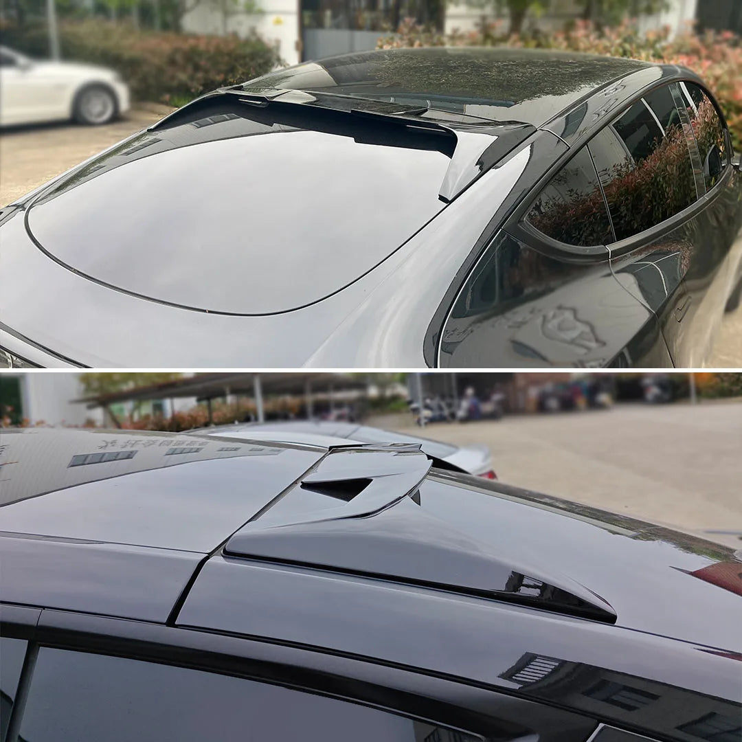 Rear Roof & Trunk Spoiler Wing Body Kit for Tesla Model Y | ABS Tuning Styling Accessory - 14:200004890#Glossy Black-14:200004889#Carbon Look-  DRIVEN - 2