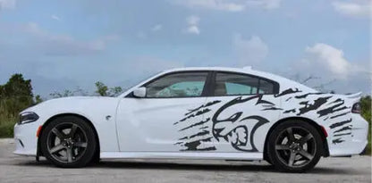 Full-Body Sport Decoration Vinyl Decal Kit for Dodge Charger (2015–2025) | KK Film Wrap - 200000182:366#C-200000182:29#B-200000182:193#A-200000182:200013901#other colors-  DRIVEN - 7
