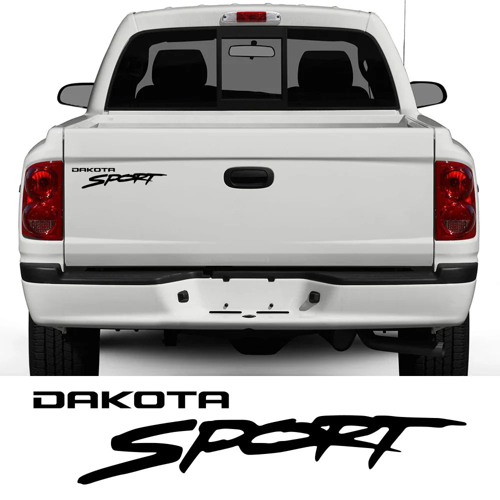 Sport Side Graphic Decal for Dodge Dakota SLT / SXT / 5.9 / R/T | Vinyl Logo Style Truck Sticker - 200000182:173#Matt Gold;355:203282823#1 Piece-200000182:173#Matt Gold;355:203282824#2 Pieces-200000182:496#Matt Silver;355:203282823#1 Piece-200000182:496#Matt Silver;355:203282824#2 Pieces-200000182:175#Glossy Blue;355:203282823#1 Piece-  DRIVEN - 1