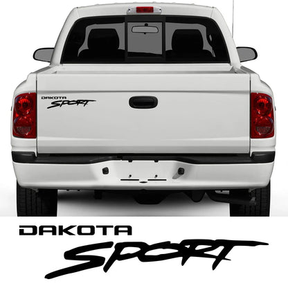 Sport Side Graphic Decal for Dodge Dakota SLT / SXT / 5.9 / R/T | Vinyl Logo Style Truck Sticker - 200000182:173#Matt Gold;355:203282823#1 Piece-200000182:173#Matt Gold;355:203282824#2 Pieces-200000182:496#Matt Silver;355:203282823#1 Piece-200000182:496#Matt Silver;355:203282824#2 Pieces-200000182:175#Glossy Blue;355:203282823#1 Piece-  DRIVEN - 1