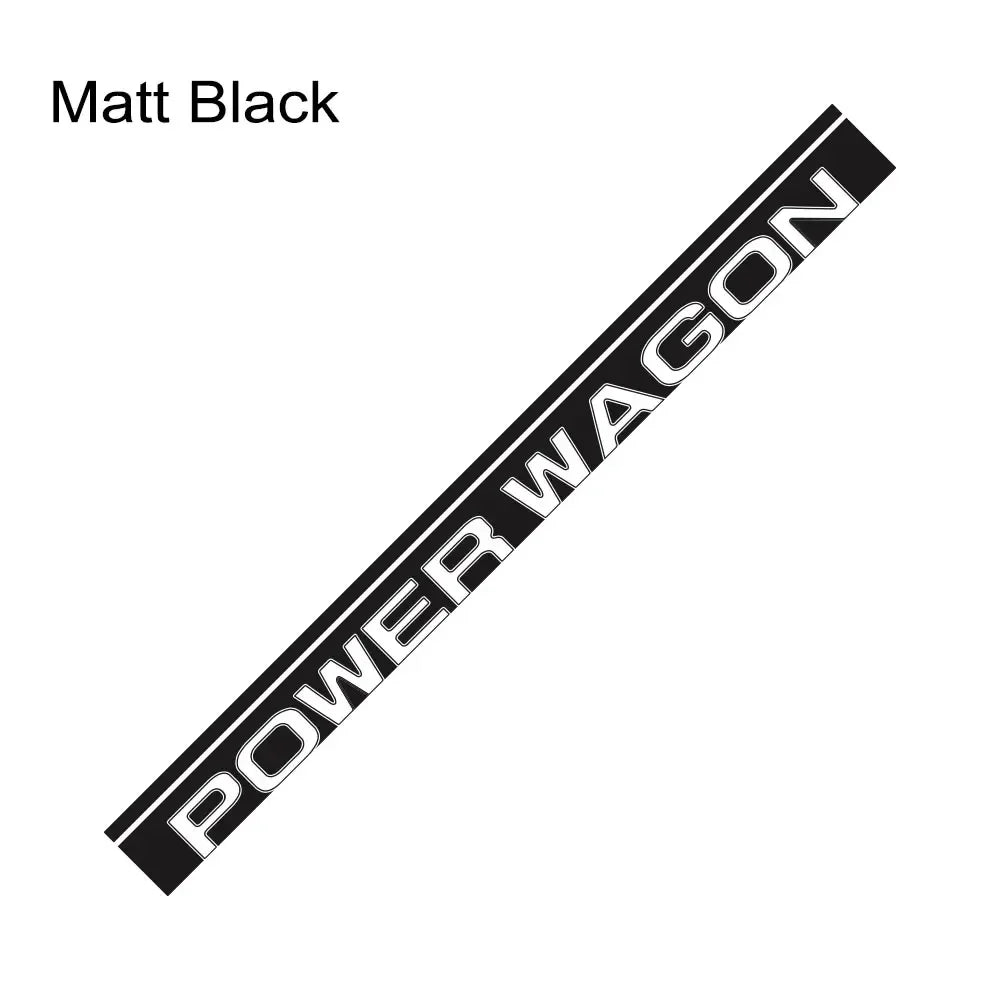 Power Wagon Tailgate Custom Letter Decal for Dodge RAM 1500 / 2500 Rebel | 12-Color Vinyl Sticker - 200000182:200004890#Matt Black-200000182:771#Carbon Fiber-200000182:350853#Matt Sliver-200000182:200006152#Colorful Laser-200000182:173#Glossy Blue-  DRIVEN - 16