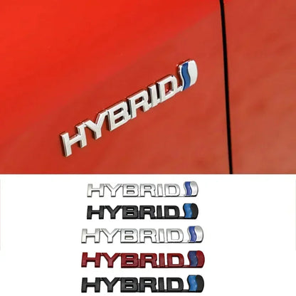 Metal HYBRID Front Grille & Trunk Badge Emblem for Toyota Land Cruiser / Camry | Decal Sticker