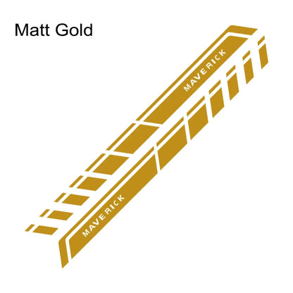 Door Side Stripe Decal for Ford Maverick XL / XLT / Lariat (2022) | 2-Piece Vinyl Truck Graphic - 200000182:350850#Matt Gold-200000182:173#Glossy Blue-200000182:366#Glossy Yellow-200000182:350852#Glossy Orange-200000182:771#Carbon Fiber-  DRIVEN - 11