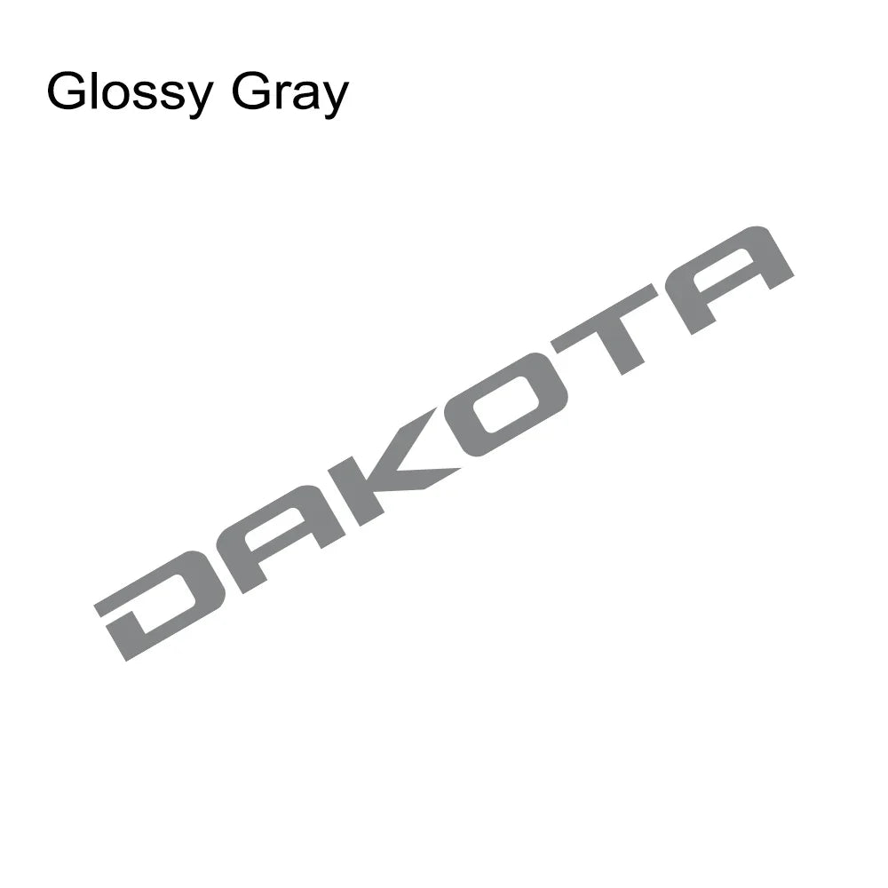 Front Windshield Decal for Dodge Dakota SLT / SXT / 5.9 / R/T | Vinyl Truck Window Sticker - 200000182:691#Glossy Gray-200000182:10#Glossy Red-200000182:193#Glossy Black-200000182:29#Glossy White-200000182:175#Glossy Blue-  DRIVEN - 7