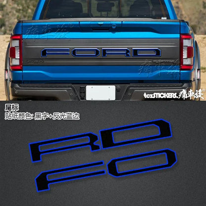 Custom Vinyl Decal Kit for Ford F-150 Raptor 3rd Gen 3.5T (2023) | Special KK Wrap - 200000182:771#l-200000182:200004890#q-200000182:200006152#p-200000182:200013901#o-200000182:200211869#n-  DRIVEN - 21