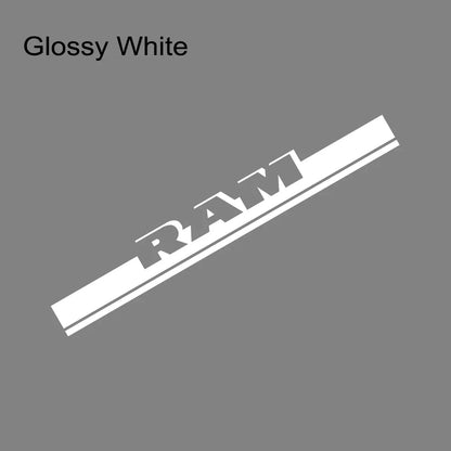 Hood Stripe Kit Decal for Dodge RAM 1500 / 2500 / 3500 Rebel / TRX | Vinyl Truck Sticker - 200000182:29#Glossy White-200000182:691#Glossy Gray-200000182:350853#Carbon Fiber-200000182:193#Glossy Black-200000182:1052#Matt Gold-  DRIVEN - 9