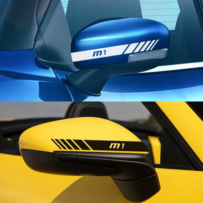 Side Mirror Decoration Sticker for BMW Z4 / M4 / M3 (E85, G29, F82, F83, F80) | 2-Piece Vinyl - 200000182:1052#For Z8;355:203282824#Silver White-200000182:1052#For Z8;355:203282825#Red-200000182:173#For Z1;355:203282825#Red-200000182:496#For Z3;355:203282823#Black-200000182:496#For Z3;355:203282824#Silver White-  DRIVEN - 2