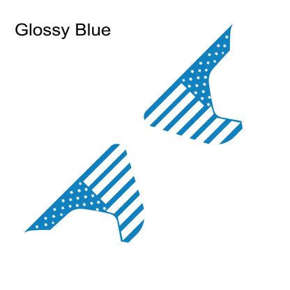 USA Flag Fender Vent Decal for Jeep Gladiator JT | Vinyl Truck Graphic Sticker - 200000182:193#Glossy Black-200000182:691#Glossy Gray-200000182:29#Glossy White-200000182:350852#Glossy Orange-200000182:10#Glossy Red-  DRIVEN - 9