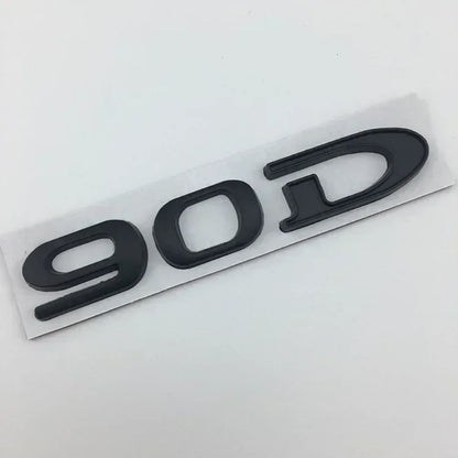 Rear Boot Trunk Tailgate Emblem Badge for Tesla Model 3 / S / X / Y | 75D 85D 90D 100D Sticker - 14:200004889#75D-14:200003699#75D-3-14:200002130#85D-14:200004890#75D-1-14:200004891#75D-2-  DRIVEN - 12
