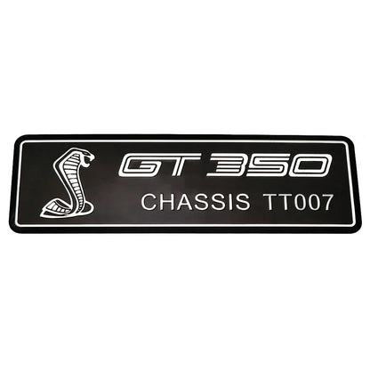 Alloy GT350 / GT500 Logo Trunk & Body Badge | Ford Shelby Mustang Emblem Sticker - 200000182:350852#E-200000182:10#D-200000182:175#G-200000182:366#F-200000182:173#H-  DRIVEN - 14