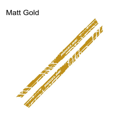 Door Side Skirt Stripe Decal for Honda Ridgeline | 2-Piece Vinyl Pickup Truck Graphic - 200000182:496#Matt Silver-200000182:173#Matt Gold-200000182:175#Glossy Blue-200000182:366#Glossy Yellow-200000182:350852#Glossy Orange-  DRIVEN - 13