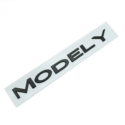 Original 3D ABS Letter Logo Emblem for Tesla Model 3 / Model Y | Rear Tailgate Trunk Badge - 200000182:10#MODEL Y Gloss Black-200000182:350852#MODEL Y Matte Black-200000182:366#MODEL Y Silver-200000182:193#MODEL 3 Gloss Black-200000182:29#MODEL 3 Matte Black-  DRIVEN - 8