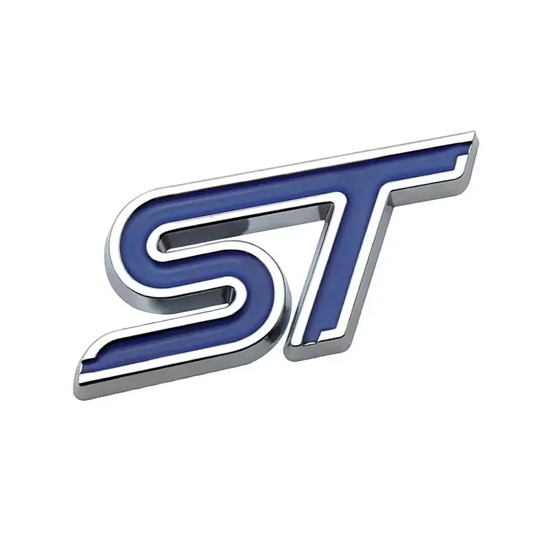 3D Metal ST Badge | Body & Trunk Emblem for Ford Everest / Fiesta / Ecosport / Focus - 200000182:350853#Black Green-200000182:350850#Silver Deep Blue-200000182:1052#Silver Blue-200000182:29#Silver White-200000182:496#Silver Yellow-  DRIVEN - 15