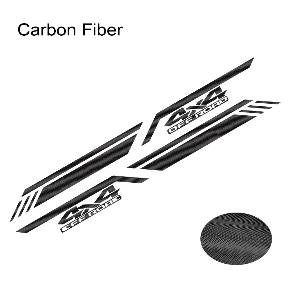 4x4 Off-Road Vinyl Decal for Cars & Pickup Trucks | 47.2" x 3.9" Body Graphic Sticker - 200000182:200013901#Carbon Fiber-200000182:200211869#Colorful Laser-200000182:1052#Matt Silver-200000182:350686#Matt Black-200000182:350852#Glossy Red-  DRIVEN - 12