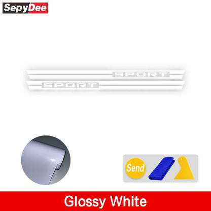 Racing Sport Door Side Skirt Decal for Ford Bronco Sport (2021+) | KK Vinyl Body Sticker - 200000182:193#Glossy Black-200000182:29#Glossy White-200000182:366#5D Carbon Black-200000182:175#Matte Black-200000182:691#Sliver Gray-  DRIVEN - 12
