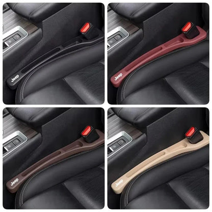 Seat Gap Filler Leak Strip with Storage Slot for Jeep Renegade / Wrangler | 2-Piece