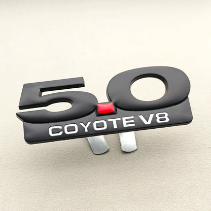 3D Metal 5.0 COYOTE V8 Badge | Grille, Trunk & Fender Emblem for Ford Mustang - 200000182:10#Sticker 5.0 Black-200000182:691#Sticker 5.0 Chrome-200000182:29#Sticker 5.0V8 Black-200000182:193#Sticker 5.0V8 Chome-200000182:173#Grill 5.0 Chrome-  DRIVEN - 10