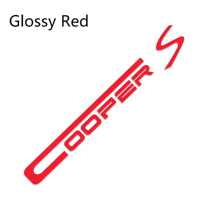 Windshield Sticker for Mini Cooper S / JCW (R50, R53, R55, R56, R60, R61, F55, F56, F60) | Vinyl Windscreen Decal - 200000182:350852#Orange-200000182:366#Yellow-200000182:173#Blue-200000182:350850#Matte Gold-200000182:29#White-  DRIVEN - 11