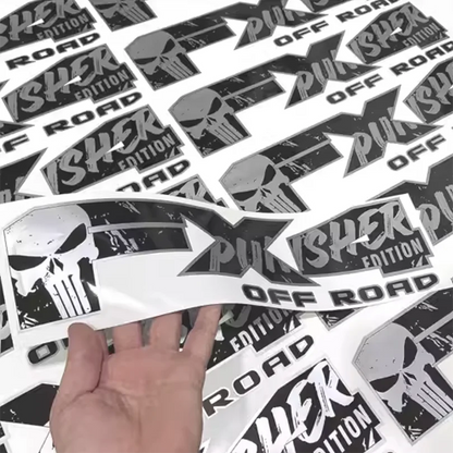 FX4 Off-Road Skull Bedside Decal for 4x4 Trucks | Modified Vinyl Sticker Kit - 200000182:193#A-200000182:29#B-  DRIVEN - 5