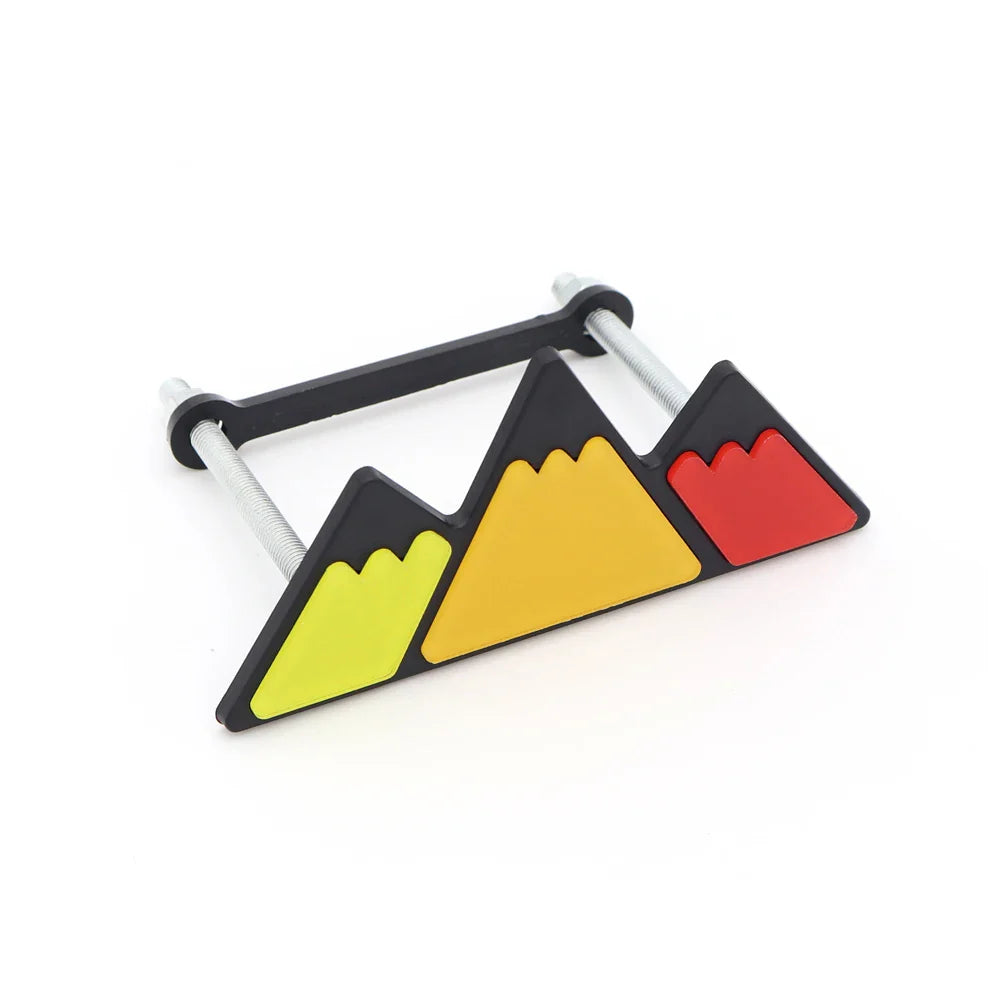 TRD Tri-Color Grille Badge Emblem for Toyota Tacoma / Tundra / 4Runner / Highlander | 3-Piece ABS Set - 200000182:350686#Type 8-200000182:173#Type 6-200000182:496#Type 7-200000182:29#Type 2-200000182:691#Type 3-  DRIVEN - 9