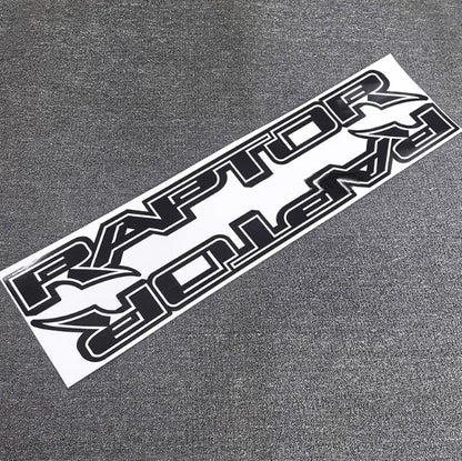 Raptor Bed Winglet Letter & Hood Stripe Sticker | 2-Piece Auto Styling Decal - 200000182:173#C;5:100014065#80x10cm-200000182:10#B;5:100014065#80x10cm-200000182:193#A;5:100014065#80x10cm-  DRIVEN - 5
