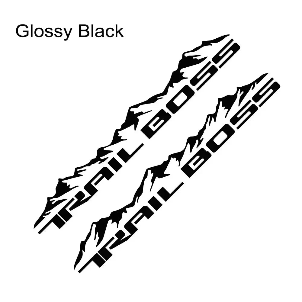 Mountain Body Side Decal for Chevrolet Silverado 1500 Trail Boss | 2-Piece Vinyl Trunk Sticker - 200000182:350853#Carbon Fiber-200000182:29#Glossy White-200000182:691#Glossy Gray-200000182:193#Glossy Black-200000182:366#Glossy Yellow-  DRIVEN - 9