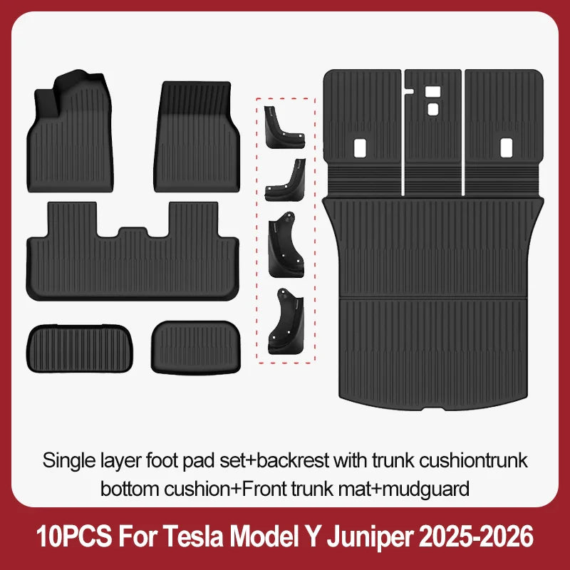 TPE Floor Mats & Luggage Mat for Tesla Model Y Juniper Premium / Performance (2025+) | All-Weather Set - 200000182:29#3PCS floor mats-200000182:10#6PCS sets-200000182:350852#5PCS sets-200000182:366#5PCS sets-200000182:175#7PCS sets-  DRIVEN - 21