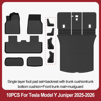 TPE Floor Mats & Luggage Mat for Tesla Model Y Juniper Premium / Performance (2025+) | All-Weather Set - 200000182:29#3PCS floor mats-200000182:10#6PCS sets-200000182:350852#5PCS sets-200000182:366#5PCS sets-200000182:175#7PCS sets-  DRIVEN - 21