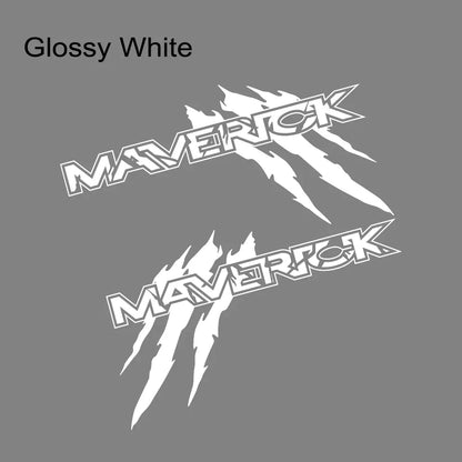 Ford Maverick Claw Style Pickup Bed Side Graphic Kit – Vinyl Decal (2 Pcs) | XLT, XL, V8 | 4 Sizes, 11 Finishes - 200000182:350852#Glossy Orange;5:361386#70x38.9cm-200000182:350852#Glossy Orange;5:361385#50x27.8cm-200000182:350852#Glossy Orange;5:200000990#40x22cm-200000182:10#Glossy Red;5:100014064#90x50cm-200000182:10#Glossy Red;5:361386#70x38.9cm-  DRIVEN - 13