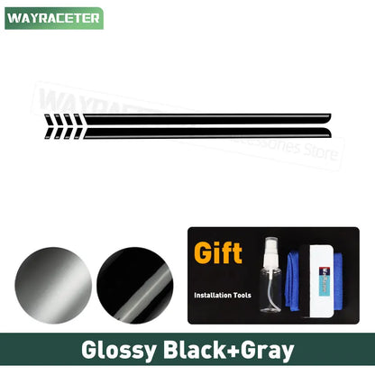 First Edition Door Side Skirt Stripe Decal for Ford Bronco | 2-Piece Vinyl Sticker Kit - 200000182:10#Matte black Gray;5:200000990#For 2-door-200000182:350852#Glossy carbon black;5:200000990#For 2-door-200000182:29#Glossy black Gray;5:200000990#For 2-door-200000182:691#Matte black Red;5:200000990#For 2-door-200000182:173#Glossy white;5:200000990#For 2-door-  DRIVEN - 19