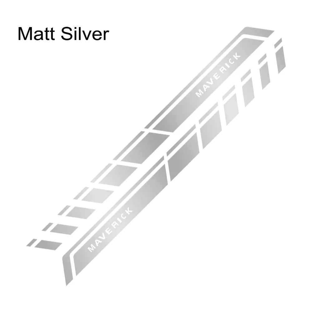 Door Side Stripe Decal for Ford Maverick XL / XLT / Lariat (2022) | 2-Piece Vinyl Truck Graphic - 200000182:350850#Matt Gold-200000182:173#Glossy Blue-200000182:366#Glossy Yellow-200000182:350852#Glossy Orange-200000182:771#Carbon Fiber-  DRIVEN - 15