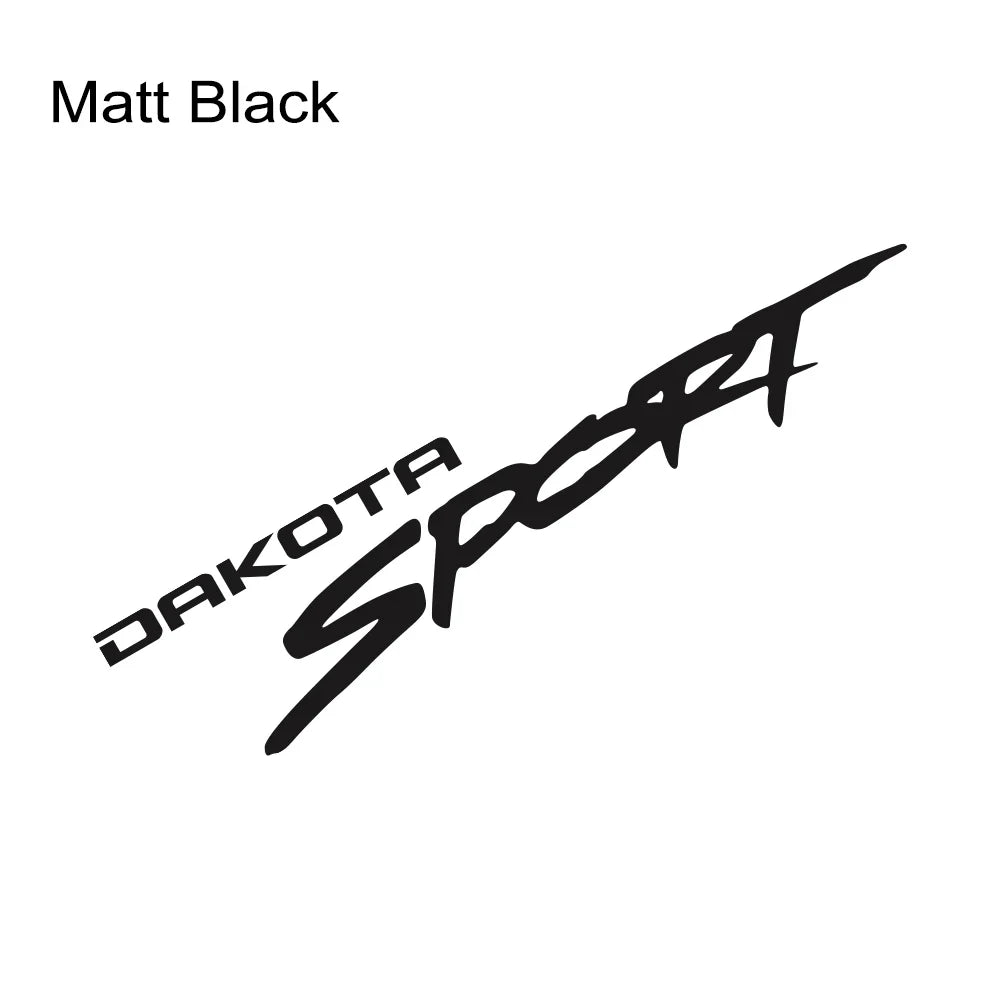Sport Side Graphic Decal for Dodge Dakota SLT / SXT / 5.9 / R/T | Vinyl Logo Style Truck Sticker - 200000182:173#Matt Gold;355:203282823#1 Piece-200000182:173#Matt Gold;355:203282824#2 Pieces-200000182:496#Matt Silver;355:203282823#1 Piece-200000182:496#Matt Silver;355:203282824#2 Pieces-200000182:175#Glossy Blue;355:203282823#1 Piece-  DRIVEN - 9