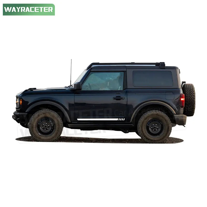 First Edition Door Side Skirt Stripe Decal for Ford Bronco | 2-Piece Vinyl Sticker Kit - 200000182:10#Matte black Gray;5:200000990#For 2-door-200000182:350852#Glossy carbon black;5:200000990#For 2-door-200000182:29#Glossy black Gray;5:200000990#For 2-door-200000182:691#Matte black Red;5:200000990#For 2-door-200000182:173#Glossy white;5:200000990#For 2-door-  DRIVEN - 5