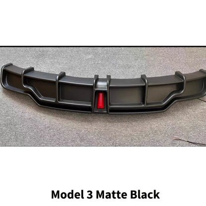 Glossy Black ABS Rear Bumper Diffuser Body Kit for Tesla Model 3 / Model Y (2016–2023) - 14:200001951#Model Y Carbon Look-14:200002130#Model Y Glossy Black-14:200003699#Model Y Matte Black-14:200004891#Model 3 Carbon Look-14:200004890#Model 3 Glossy Black-  DRIVEN - 11