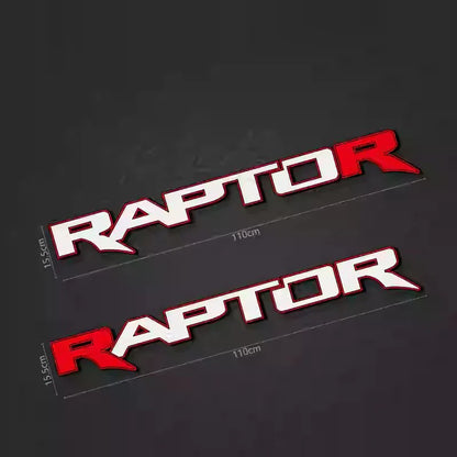Vinyl Tape Patch Decal for Ford F-150 Raptor / Ranger Truck | 2-Piece Cargo Sticker - 200000182:193#110x15.5cm-200000182:29#68x9.5cm-  DRIVEN - 6